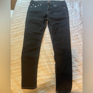 True Religion black stretch jeans. Size 31, true to size. Worn a few times